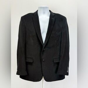 ADOLFO Men's Classic black corduroy blazer size 44R